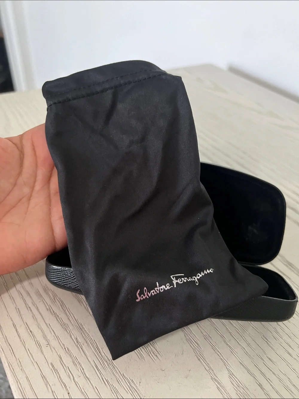 Salvatore Ferragamo Black Sunglasses